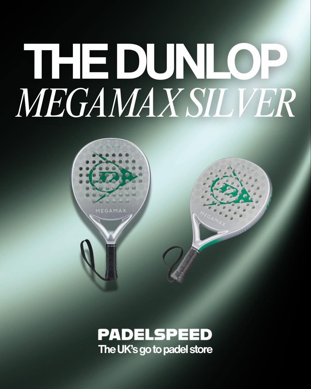 Padel Racket Dunlop Megamax Silver