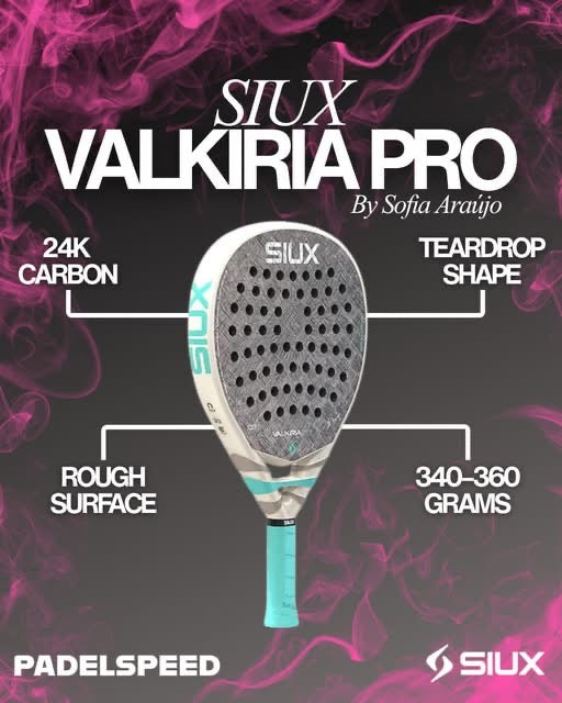 Padel Racket Siux Valkiria Pro by Sofia Araújo (2026)