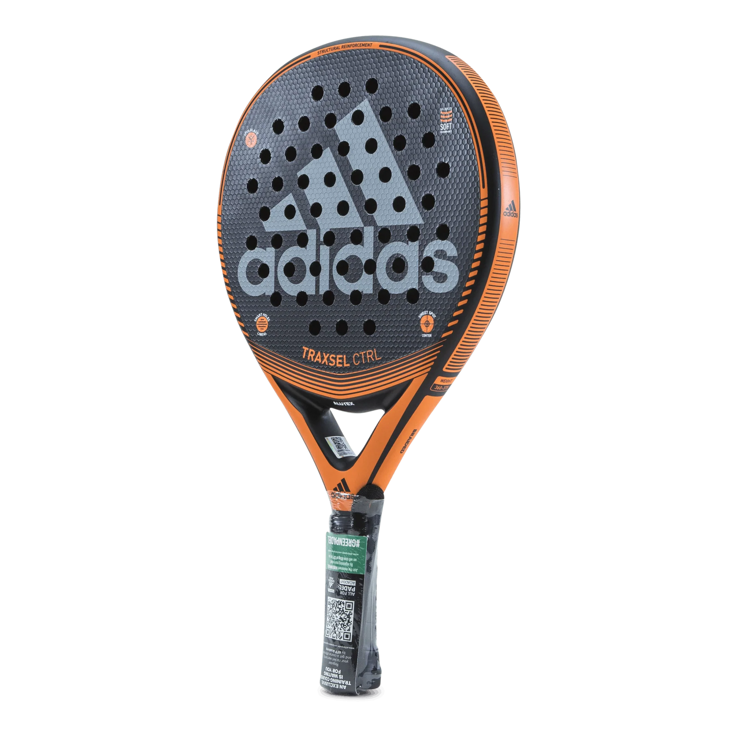 Padel Racket Adidas Traxsel Ctrl Orange/Black - Padelspeed - UK padel and racket sports shop (Sports and outdoors, Paddle tennis)