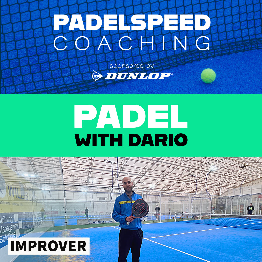 Padelspeed Coaching: Padel Improvers with Dario, 1-2pm Fridays (Cardiff)