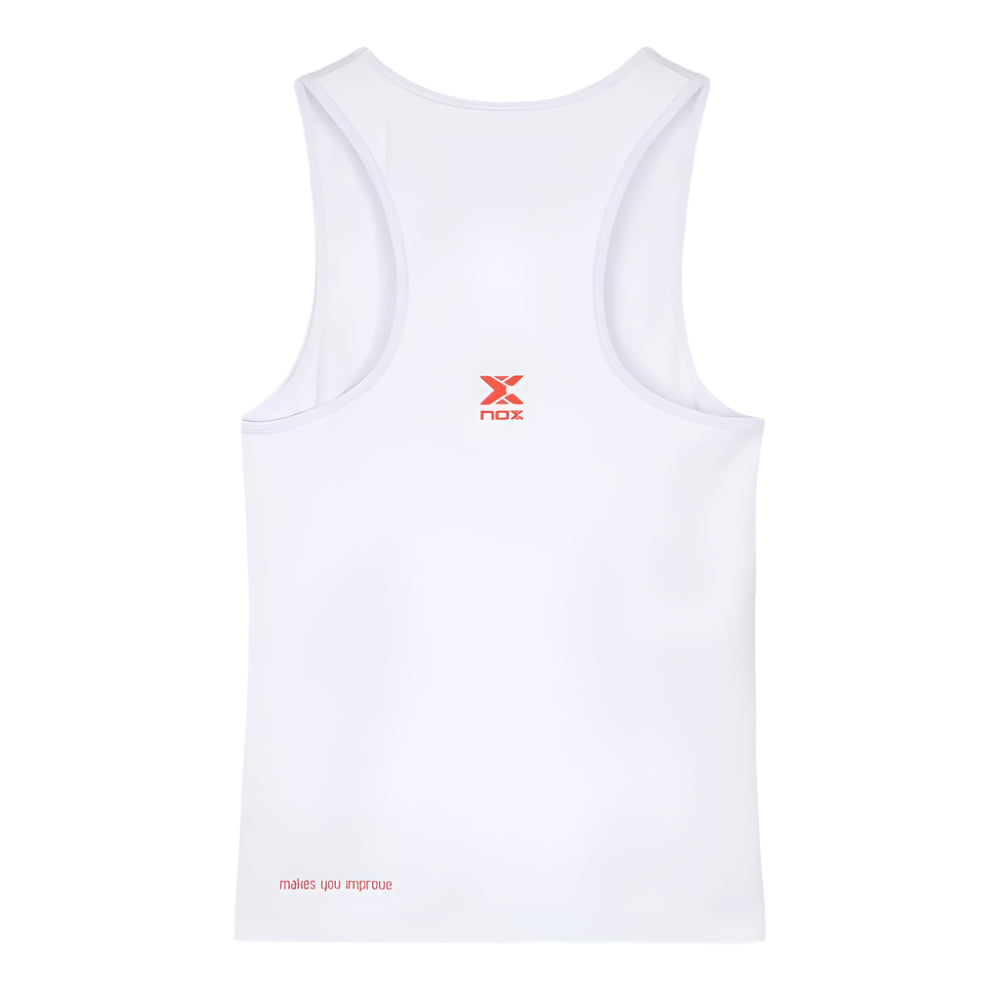 Women's Tank T-Shirt NOX White - Padelspeed - UK padel and racket sports shop (Sports and outdoors, Sports clothing)