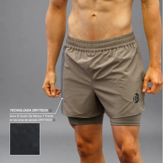 Men's Drybreak Advanced Coffee Shorts (Right)