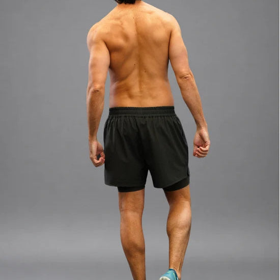 Men's Drybreak Advanced Olive Shorts (Right)