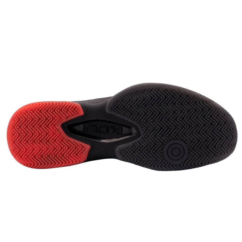 Men's Shoes NOX AT10 LUX (Black/Red) - Padelspeed - UK padel and racket sports shop (Shoes and accessories, Shoes)