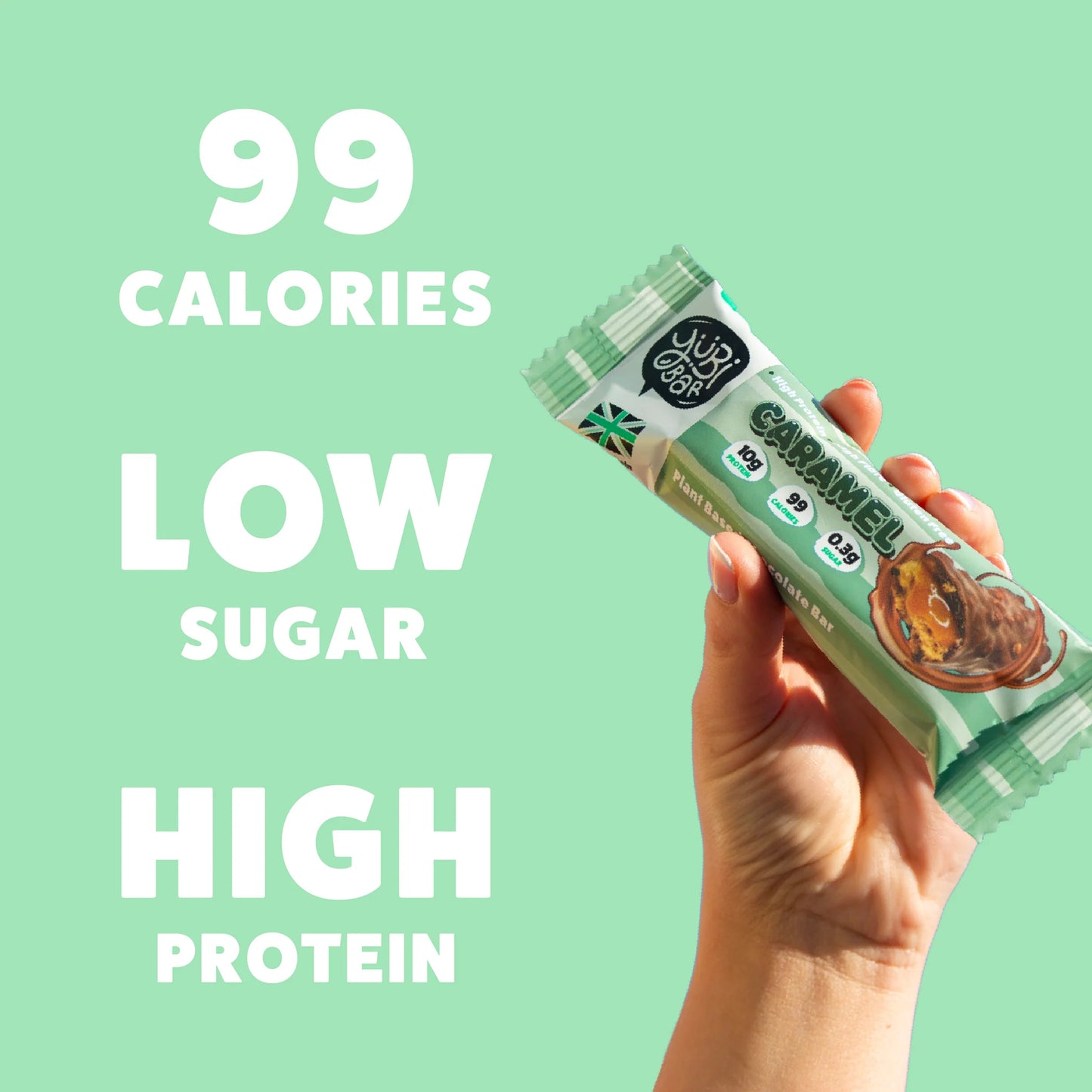 Protein Bar YuBi (Caramel) - Padelspeed - UK padel and racket sports shop ()