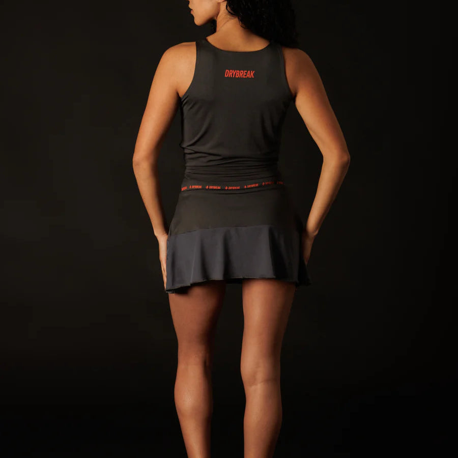 Women's Classic Skirt Drybreak Black 'ProDry' - Padelspeed - UK padel and racket sports shop (Sports and outdoors, Sports clothing)