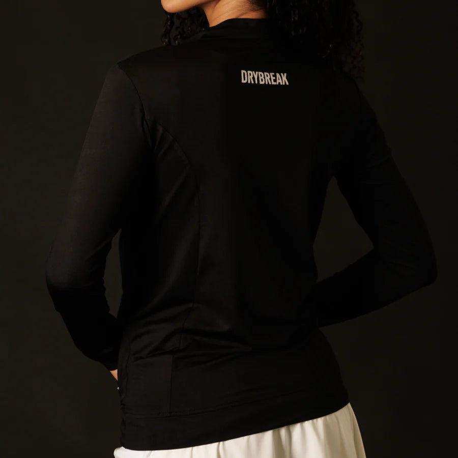 Women's Jacket Drybreak Black - Padelspeed - UK padel and racket sports shop (Sports and outdoors, Sports clothing)