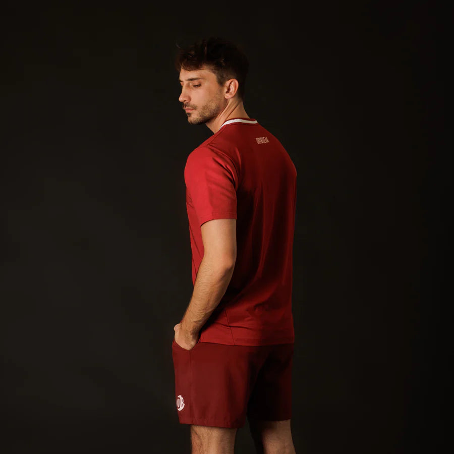 Men's Advanced T-Shirt Drybreak Wine - Padelspeed - UK padel and racket sports shop (Sports and outdoors, Sports clothing)