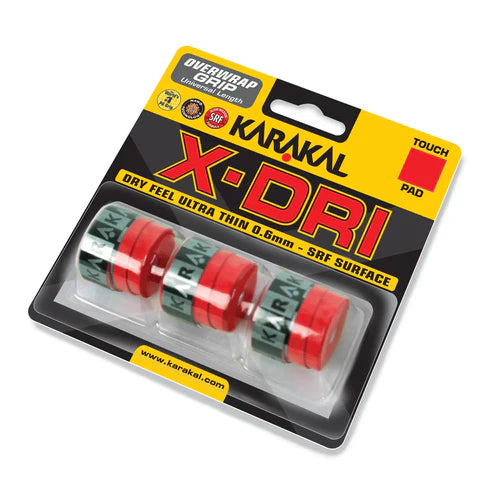 Karakal X-DRI Overwrap Grip (3 Pack)