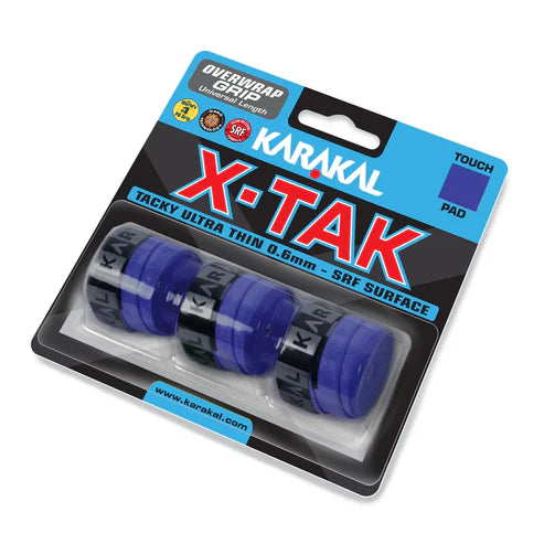 Karakal X-TAK Overwrap Grip (3 Pack) - Padelspeed - UK padel and racket sports shop (Sports & Outdoors)