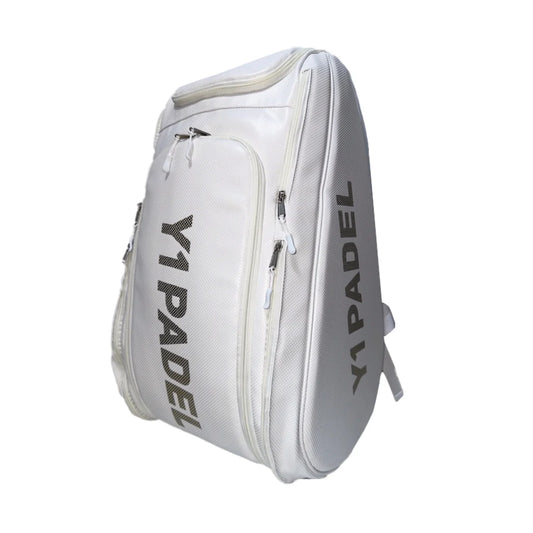 Y1 Pro Padel Bag (White & Gold)