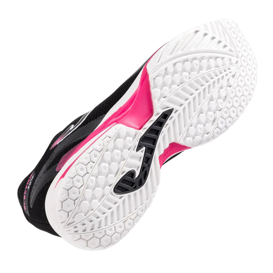 Women's Joma Electric Hard Court Tennis Shoes (Black)