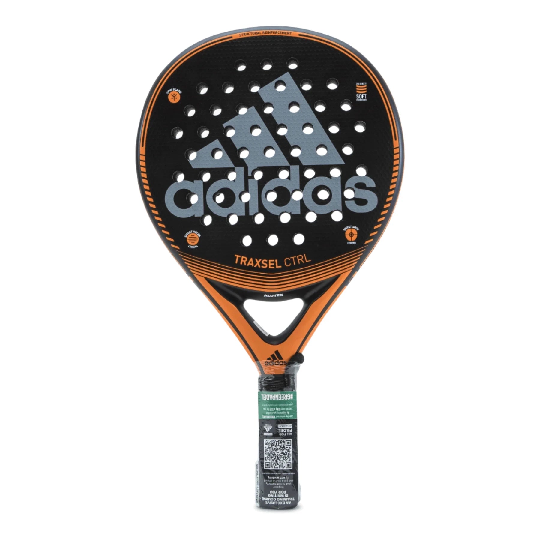 Padel Racket Adidas Traxsel Ctrl Orange/Black - Padelspeed - UK padel and racket sports shop (Sports and outdoors, Paddle tennis)