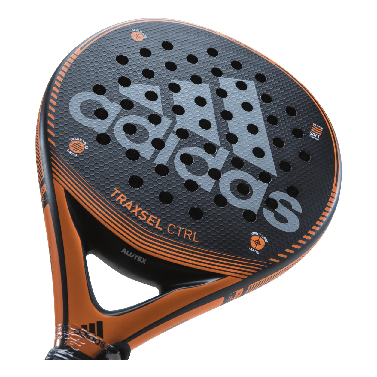 Padel Racket Adidas Traxsel Ctrl Orange/Black - Padelspeed - UK padel and racket sports shop (Sports and outdoors, Paddle tennis)