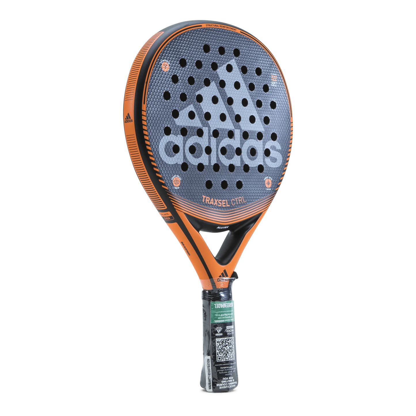 Padel Racket Adidas Traxsel Ctrl Orange/Black - Padelspeed - UK padel and racket sports shop (Sports and outdoors, Paddle tennis)