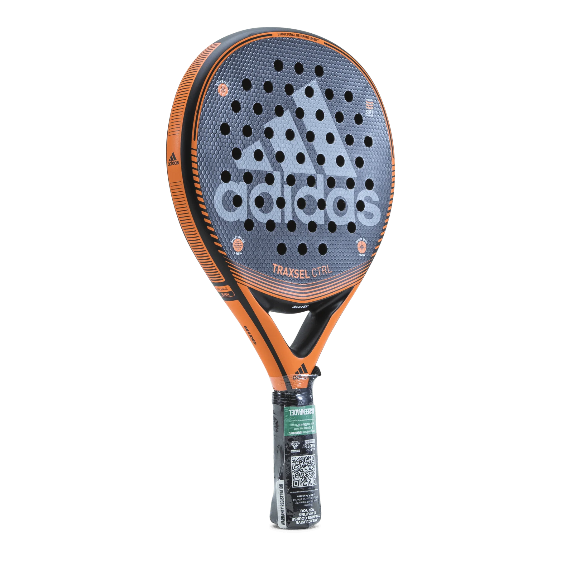 Padel Racket Adidas Traxsel Ctrl Orange/Black - Padelspeed - UK padel and racket sports shop (Sports and outdoors, Paddle tennis)