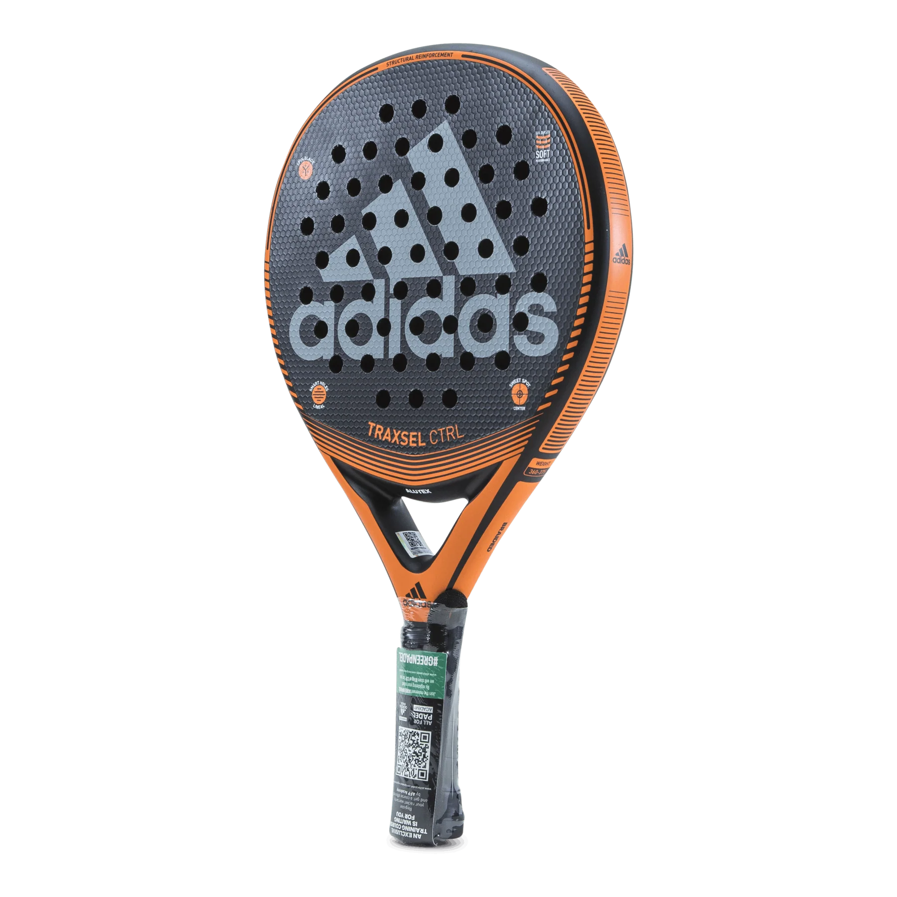 Padel Racket Adidas Traxsel Ctrl Orange/Black - Padelspeed - UK padel and racket sports shop (Sports and outdoors, Paddle tennis)