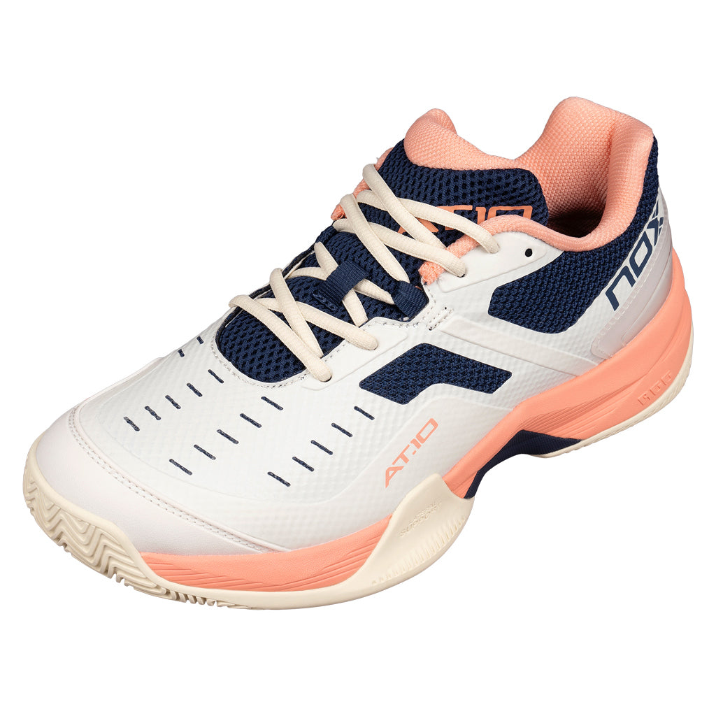 Men's Shoes NOX AT10 Pro Gardenia/Titan - Padelspeed - UK padel and racket sports shop (Shoes and accessories, Shoes)